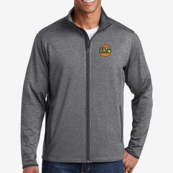 Sport-Tek® Sport-Wick® Stretch Contrast Full-Zip Jacket (Embroidery) Thumbnail